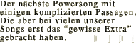 Der nächste Powersong mit einigen