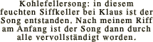 Kohlefellersong: in diesem feuchten Siffkeller